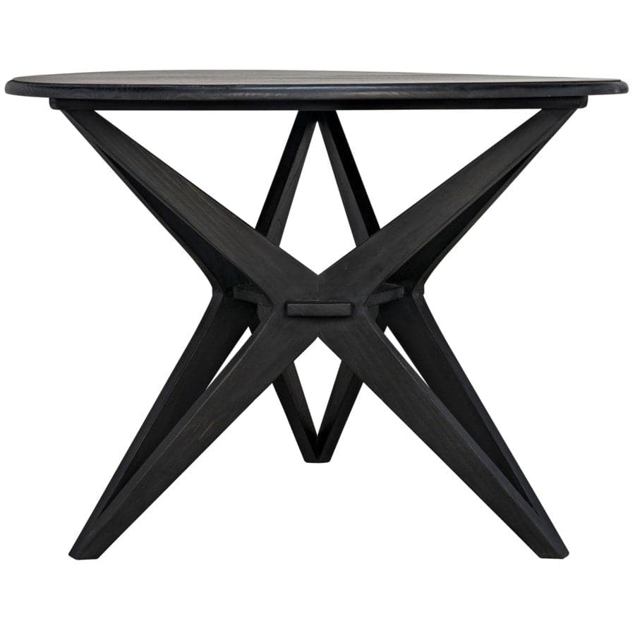 Victor Dining Table-Noir-NOIR-AE-30CHB-Dining Tables-3-France and Son