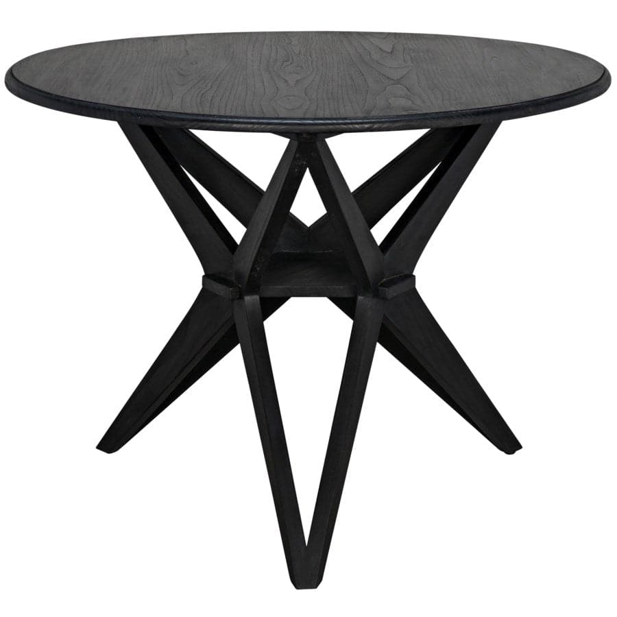 Victor Dining Table-Noir-NOIR-AE-30CHB-Dining Tables-1-France and Son