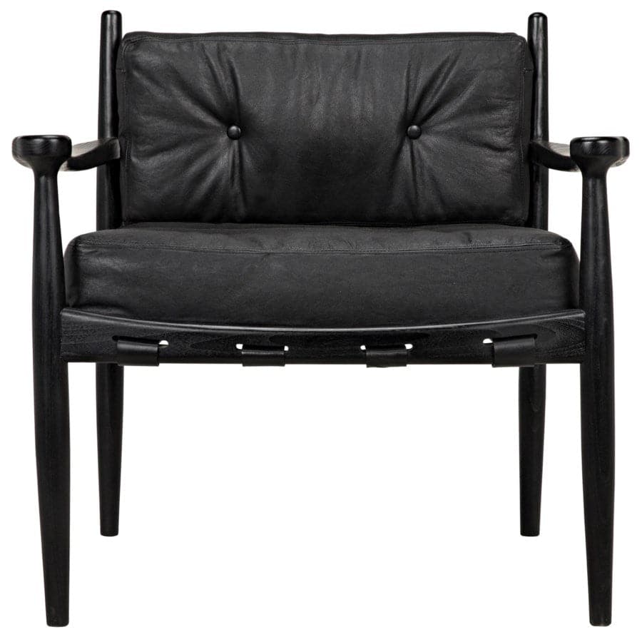 Fogel Lounge Chair-Noir-NOIR-AE-42CHB-Lounge Chairs-3-France and Son