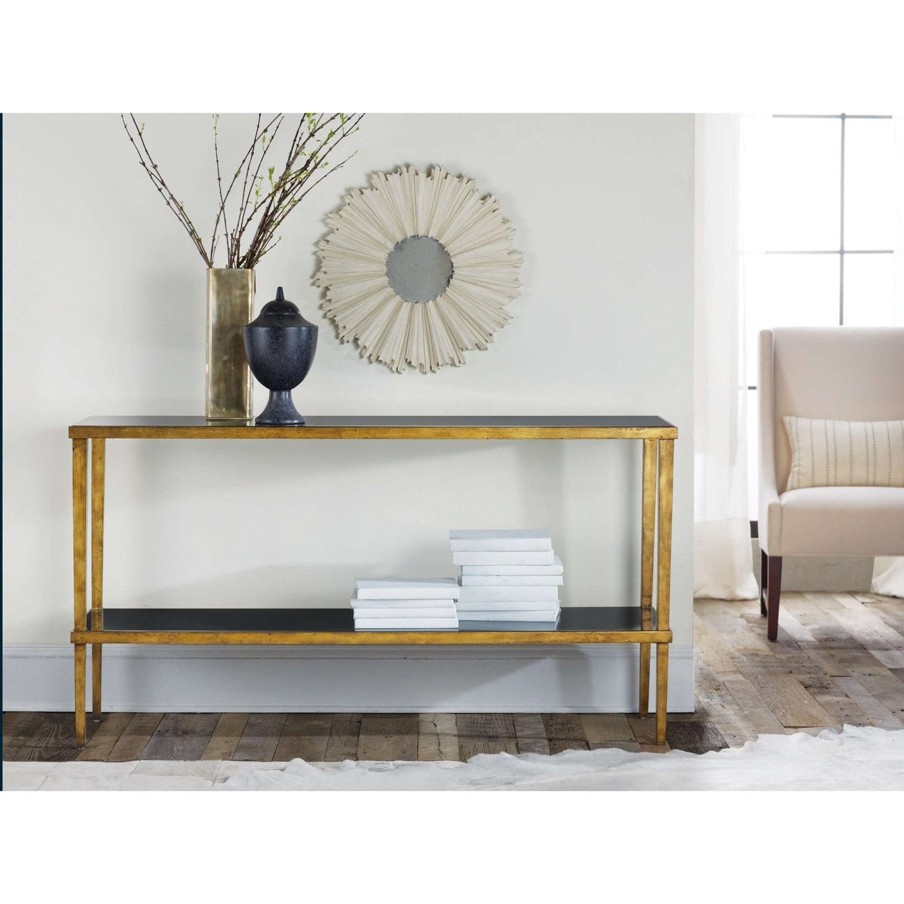 Wrought and Gilded Console-Modern History-MODERN-MH322F01-Console Tables-1-France and Son