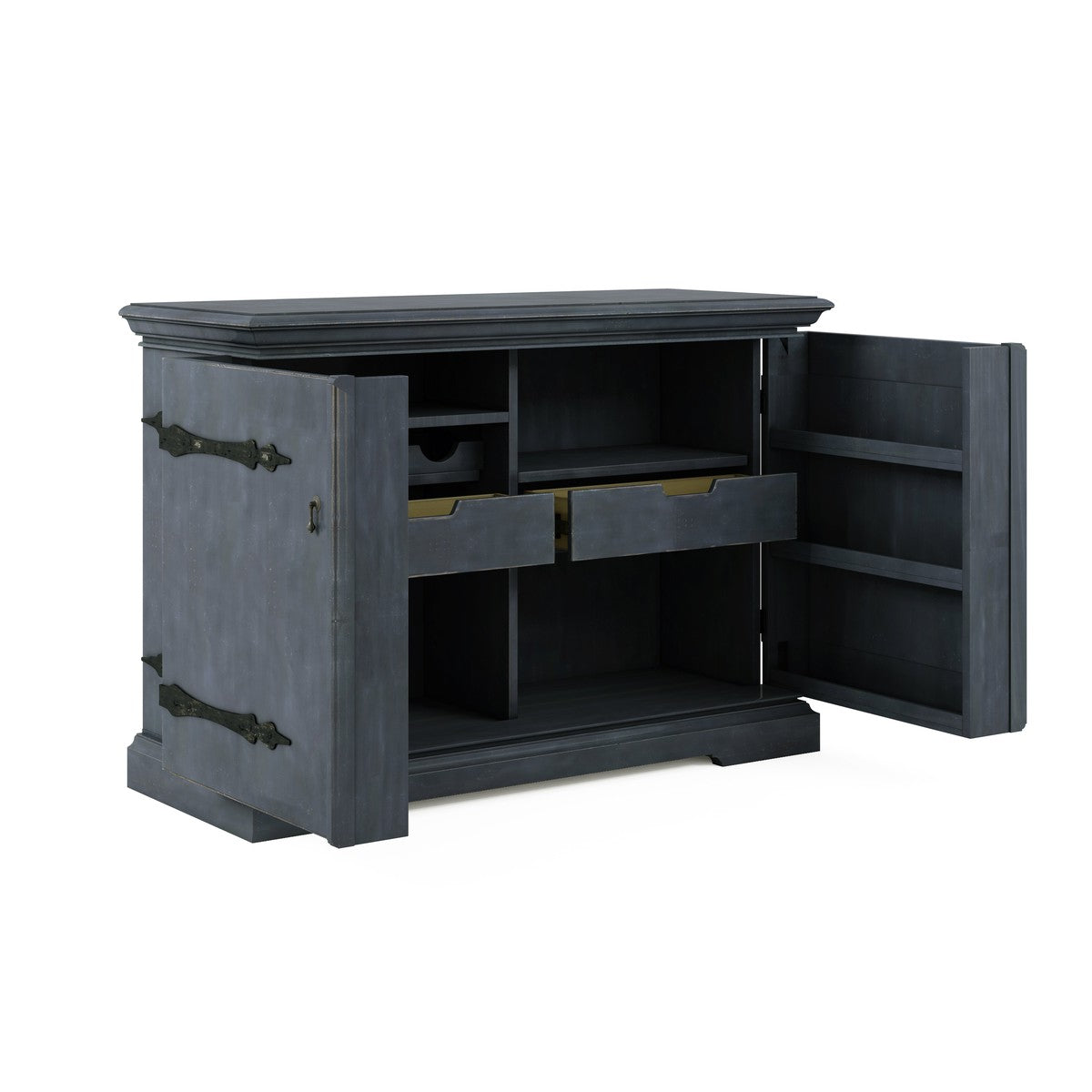 Alcove Bar Cabinet - Blue