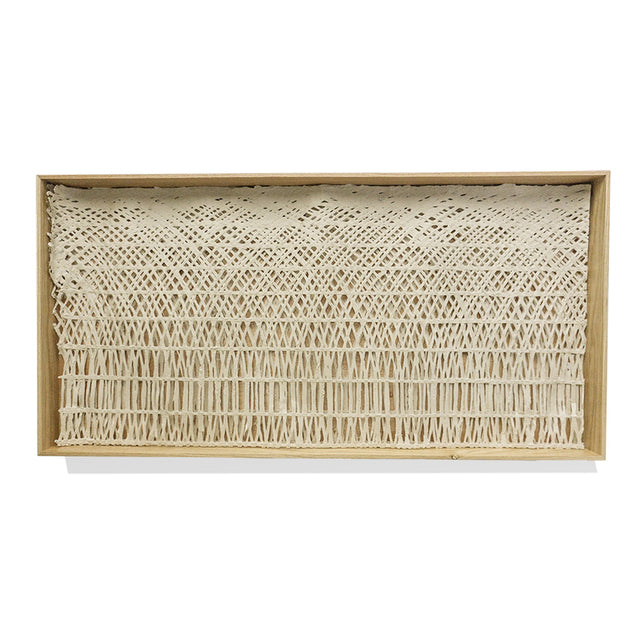 Shadow Box Rectangle-Gold Leaf Design Group-GOLDL-ART2985-NAT48-Wall DecorCurva Ellipse Paper - Natural Oak Frame-6-France and Son