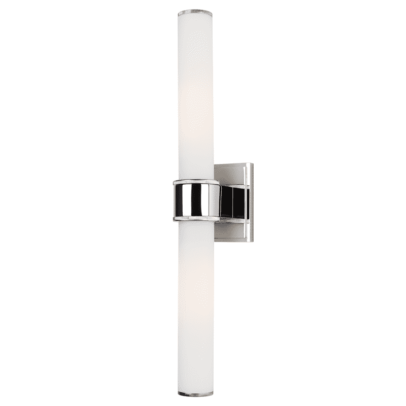 Mill Valley 2 Light Bath Bracket-Hudson Valley-HVL-1262-PN-Bathroom LightingPolished Nickel-3-France and Son