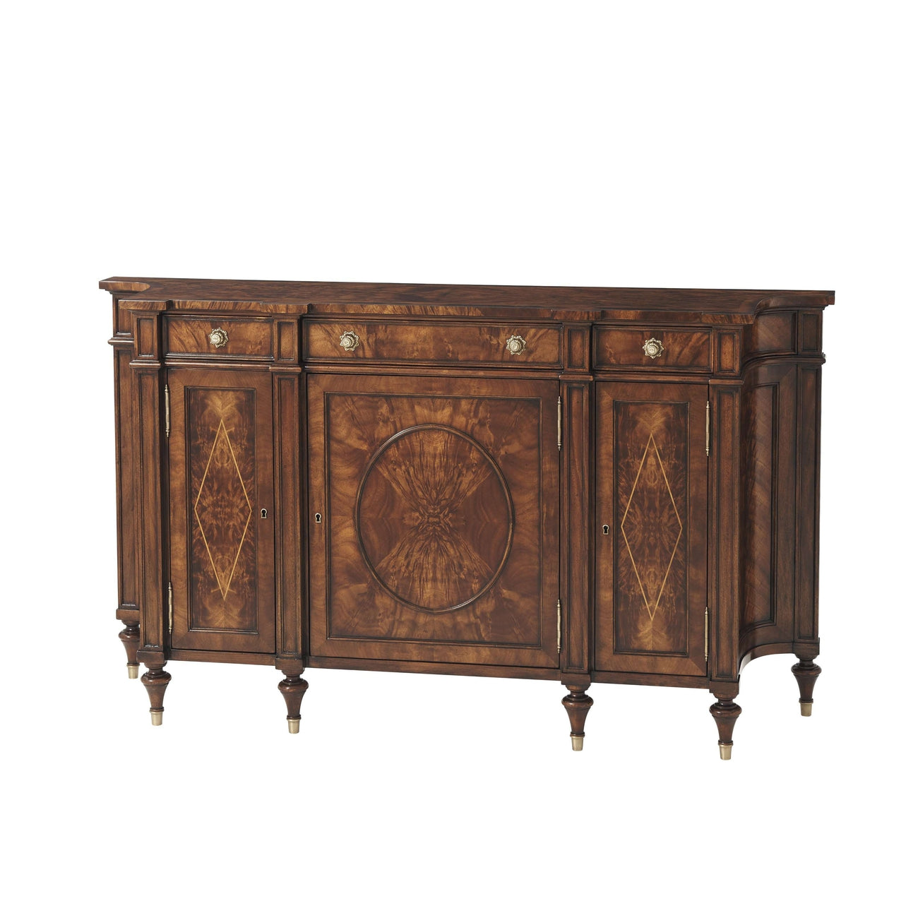 Concave Side Cabinet-Theodore Alexander-THEO-RE61003-Sideboards & Credenzas-4-France and Son