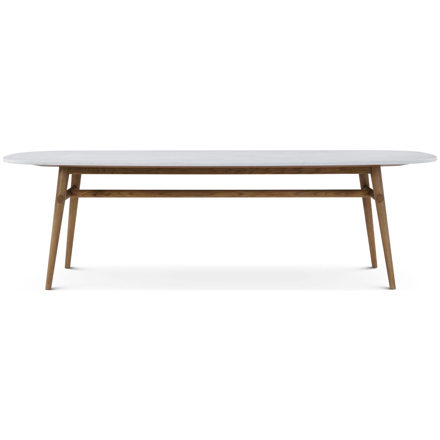 Madrid Quartz Oval Dining Table - Premier / Natural