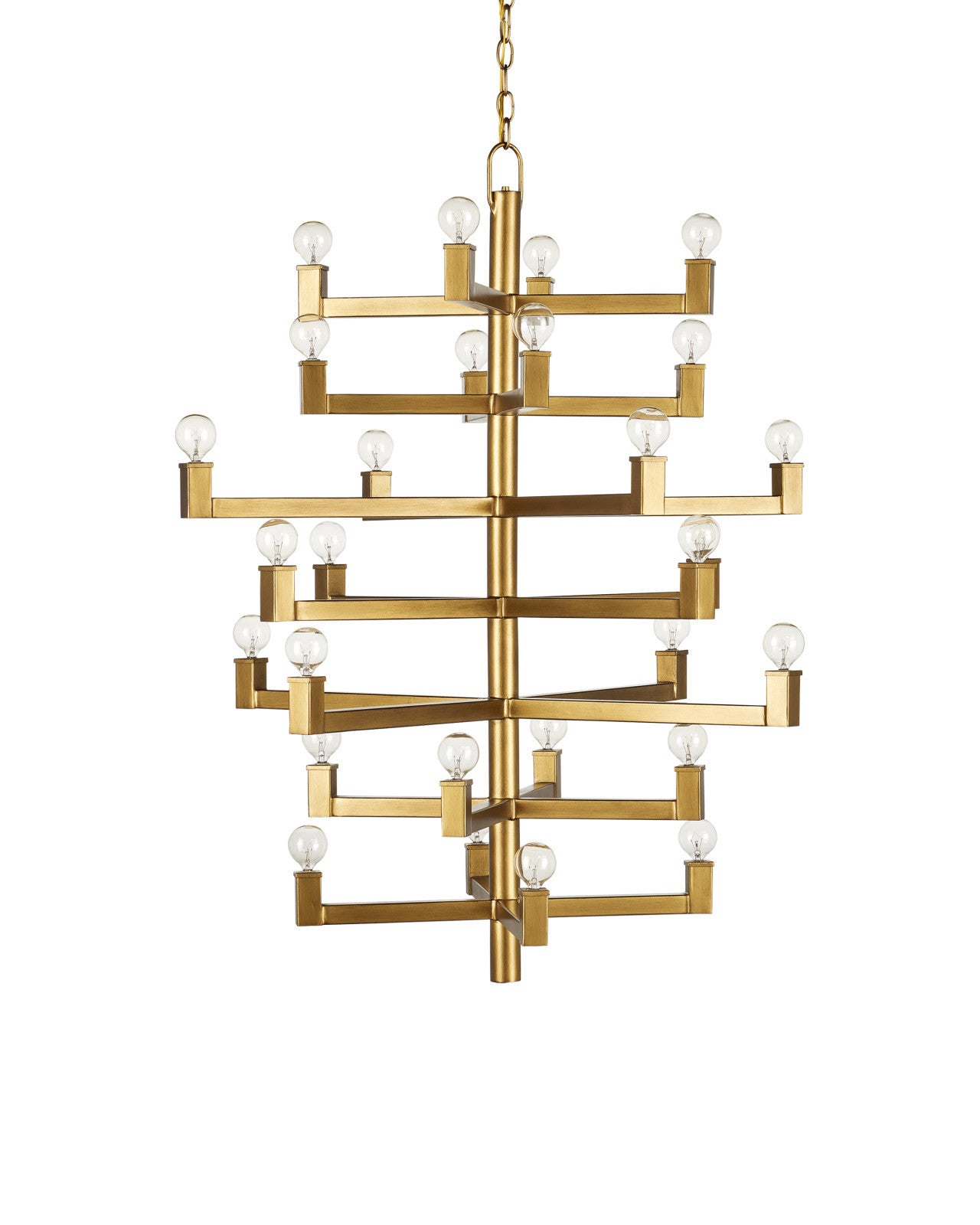 Andre Medium Brass Chandelier