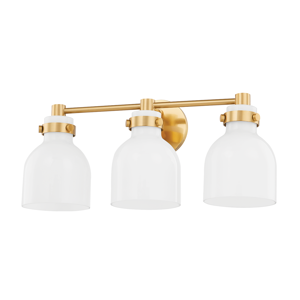 Elli Bath Sconce-Mitzi-HVL-H649303-AGB-Outdoor Wall Sconces3 Lights-Brass-3-France and Son