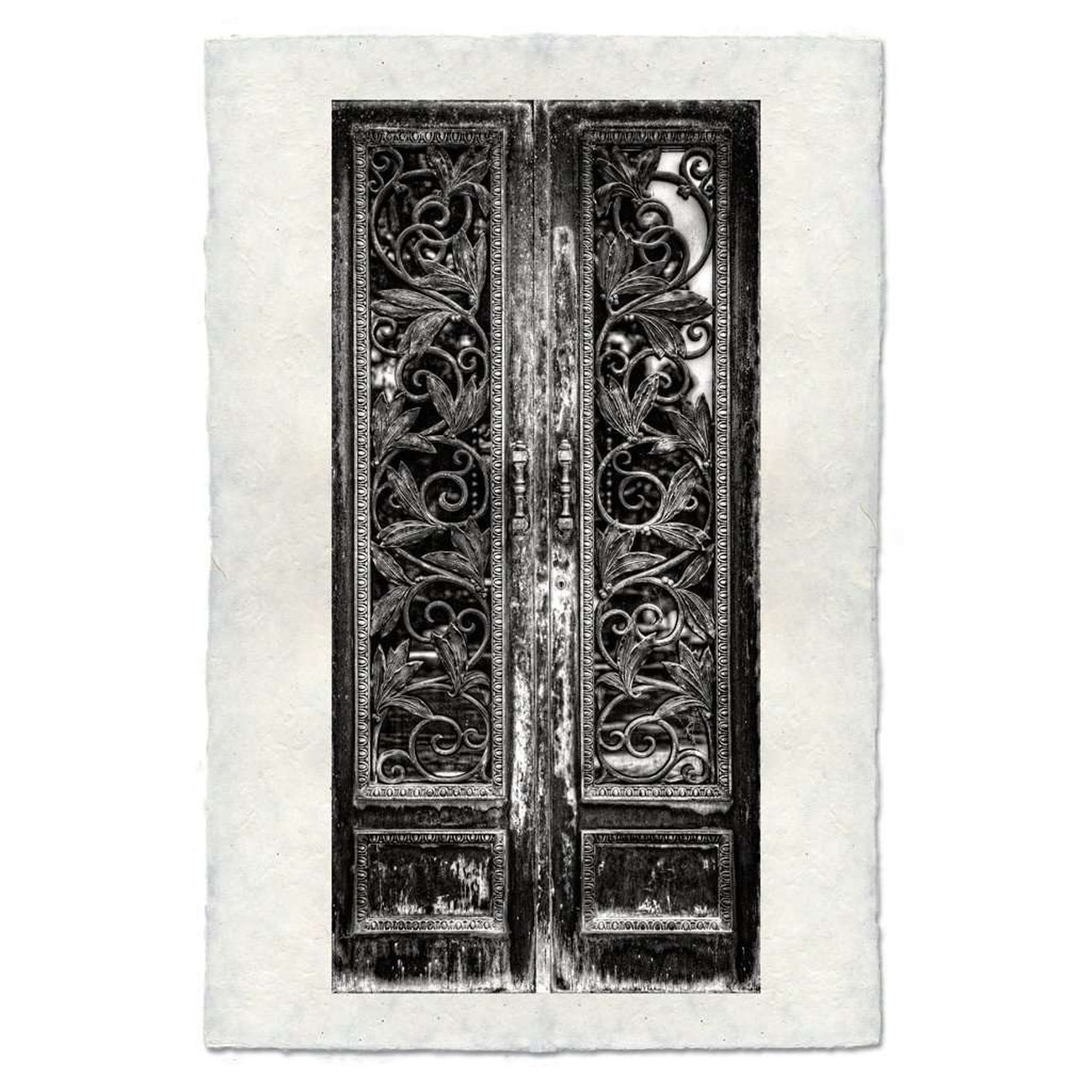 Elaborate Leaves Door Print - BARLOGA-ElaborateLeavesDoorPrint  - Parent