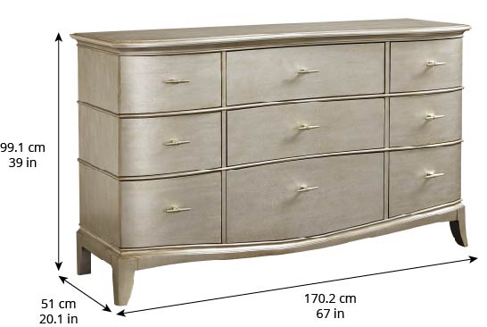 Starlite Dresser - Silver