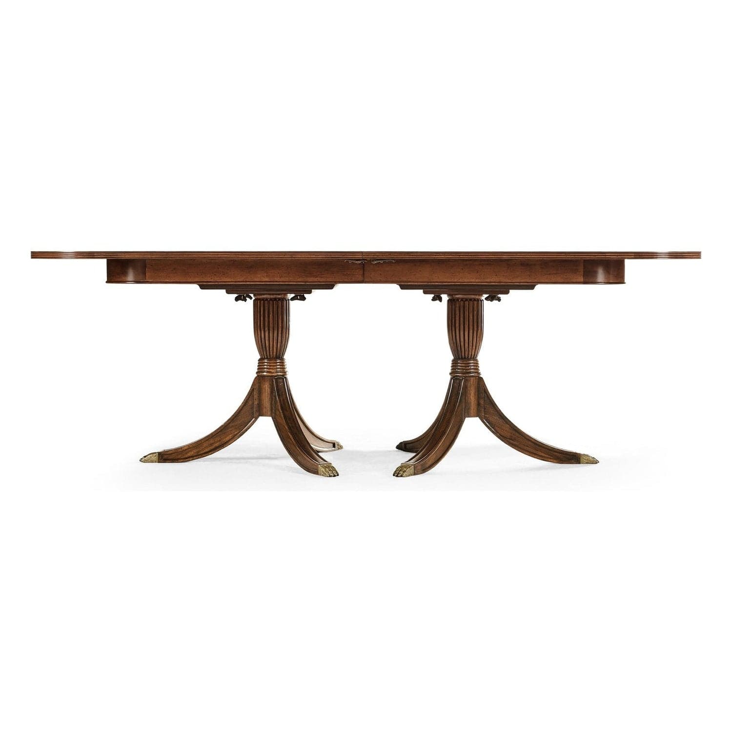 88" Regency Extending Dining Table-Jonathan Charles-JCHARLES-492865-88L-MAH-Dining TablesMahogany-7-France and Son