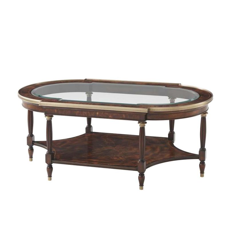 Storyteller Cocktail Table-Theodore Alexander-THEO-5105-438-Coffee Tables-1-France and Son