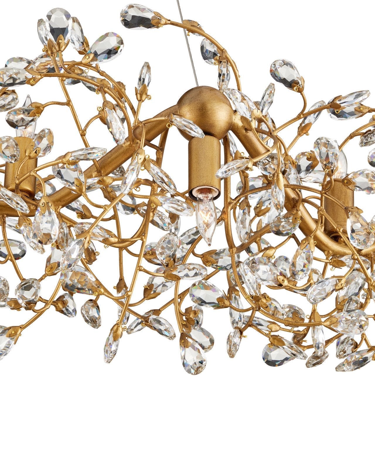 Crystal Bud Grande Ring Chandelier