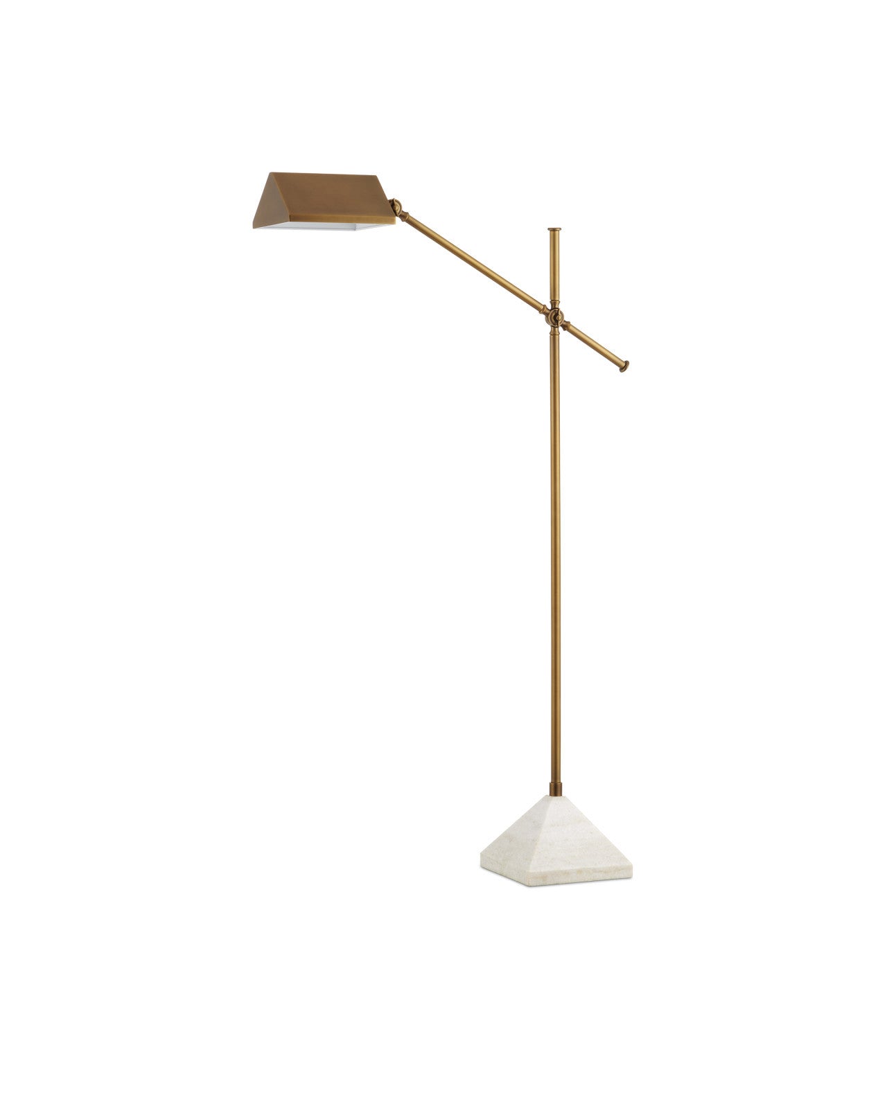 Repertoire Brass Floor Lamp