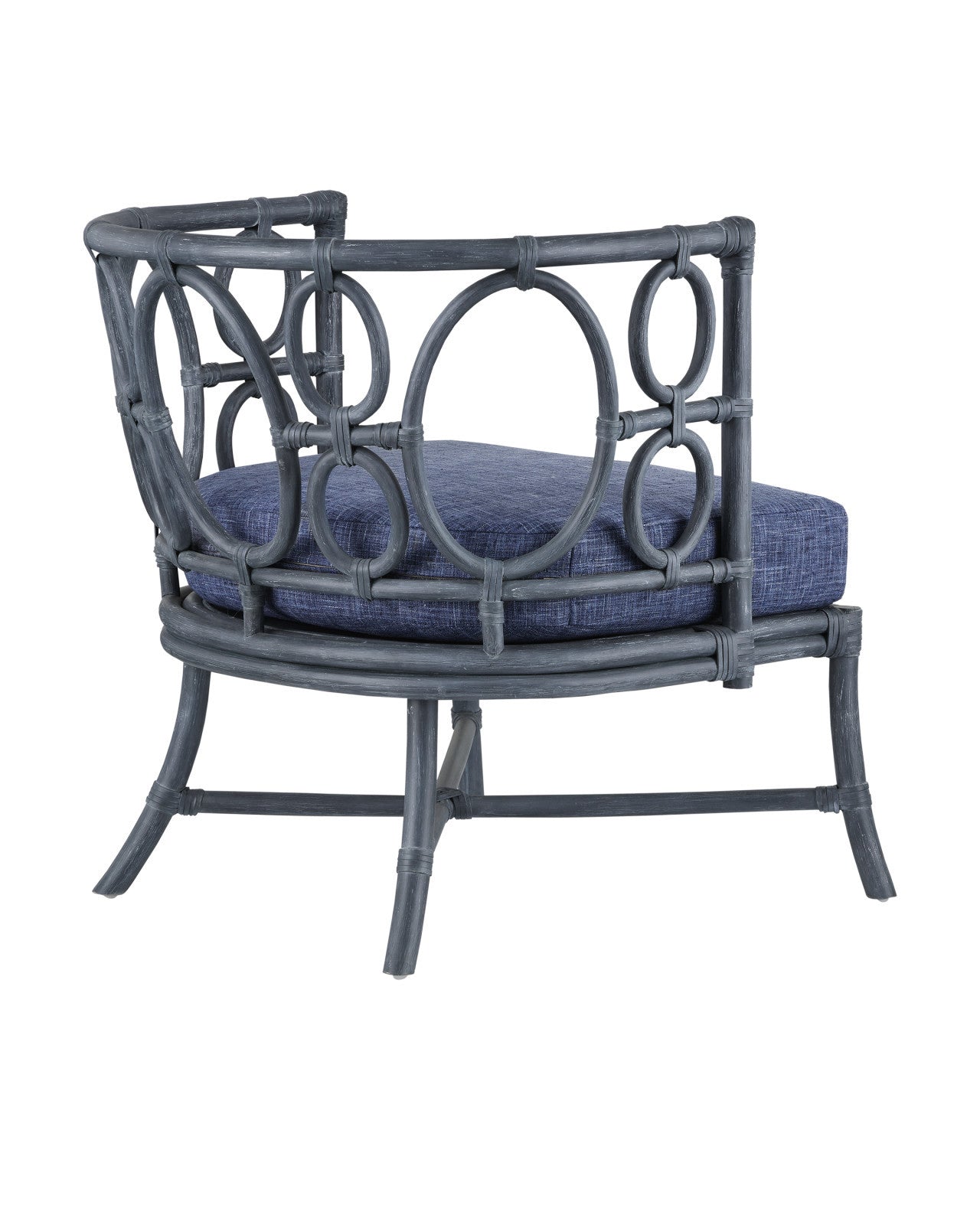 Tegal Navy Chair, Finn Indigo