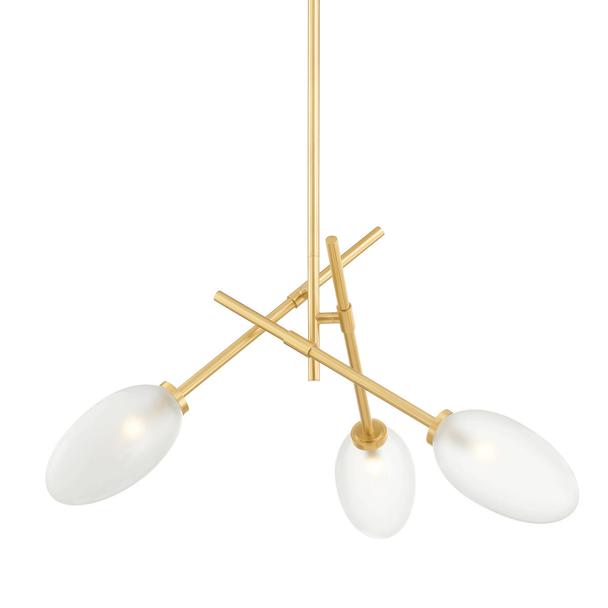 Alberton 3 Light Chandelier-Hudson Valley-HVL-5031-AGB-ChandeliersAged Brass-1-France and Son