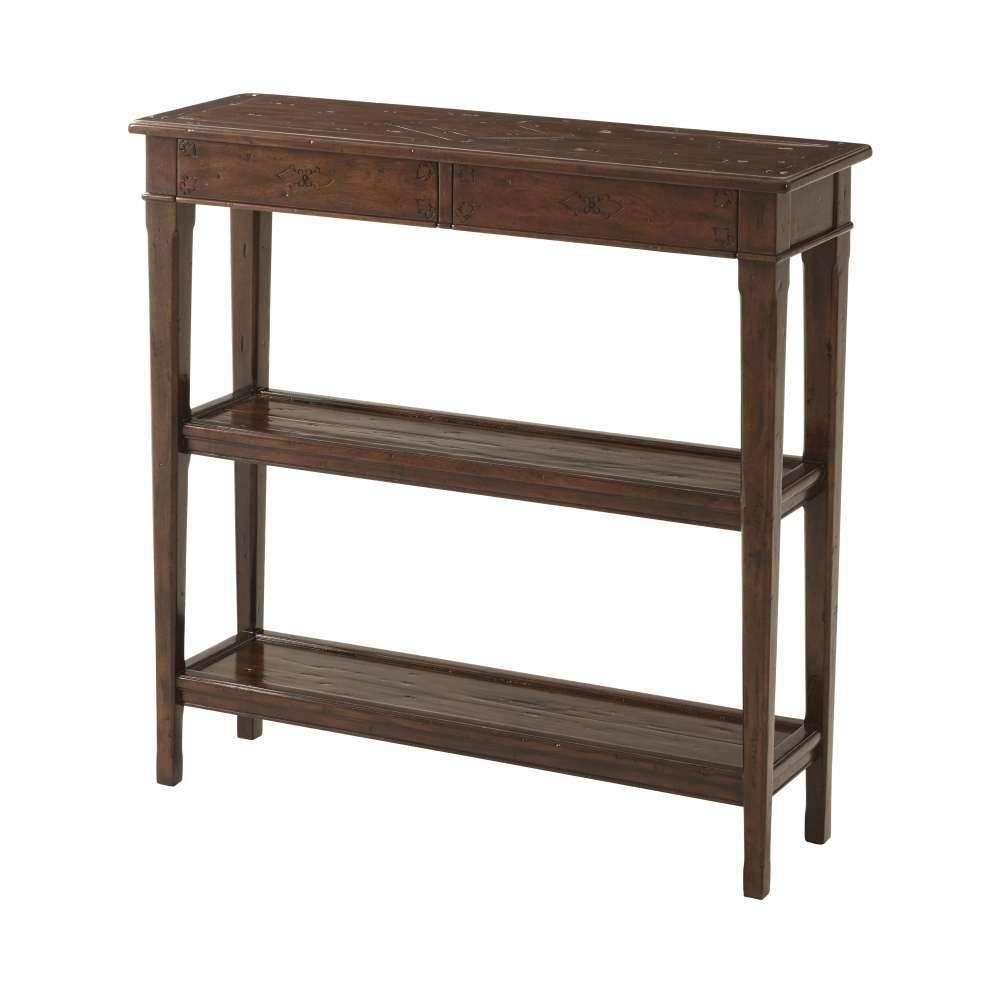 Subtly Incised Console Table-Theodore Alexander-THEO-CB53001-Console Tables-1-France and Son
