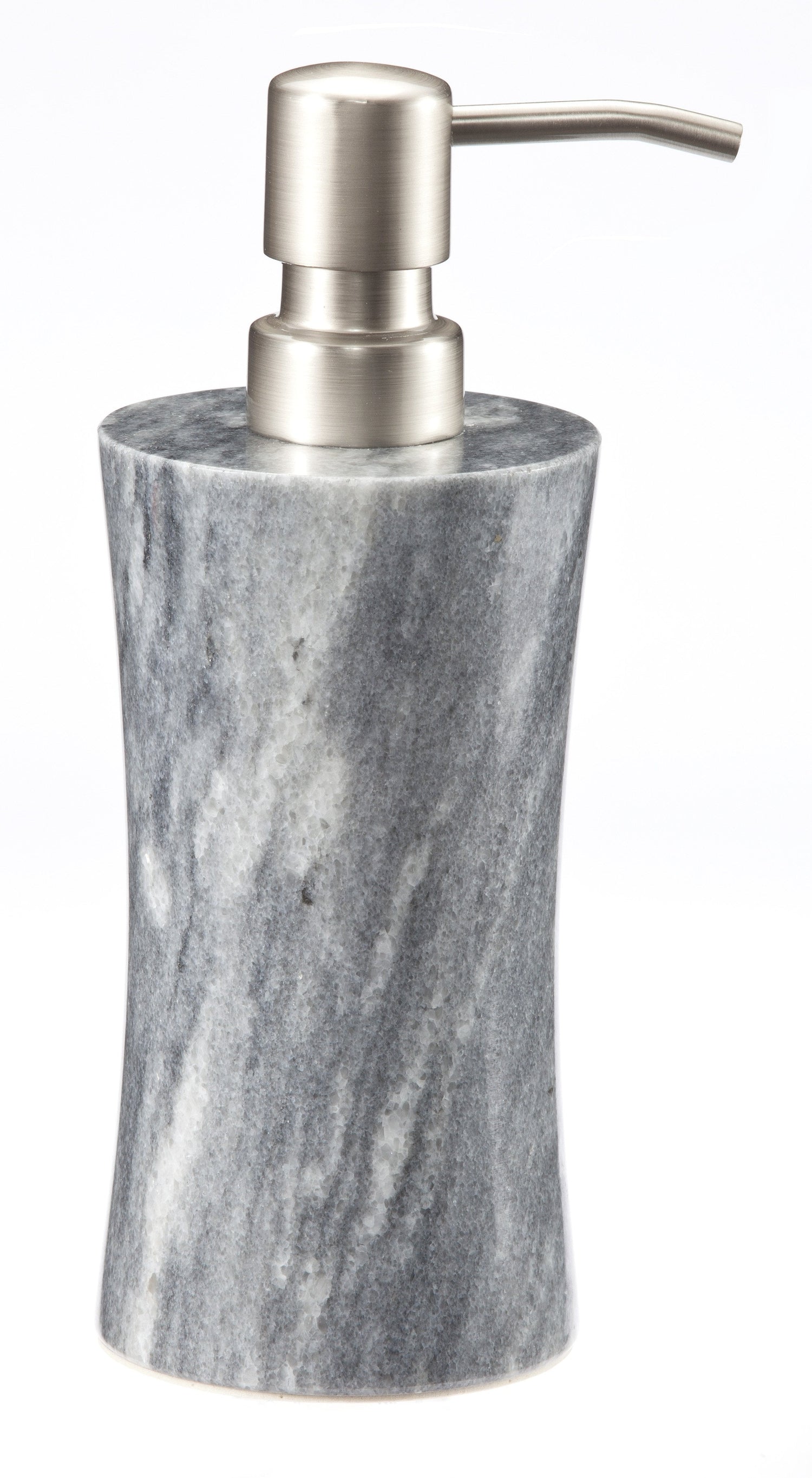 Vinca Collection Soap Dispenser-Marble Crafter-MC-BA01-1CG-Bathroom DecorCloud Gray-3-France and Son