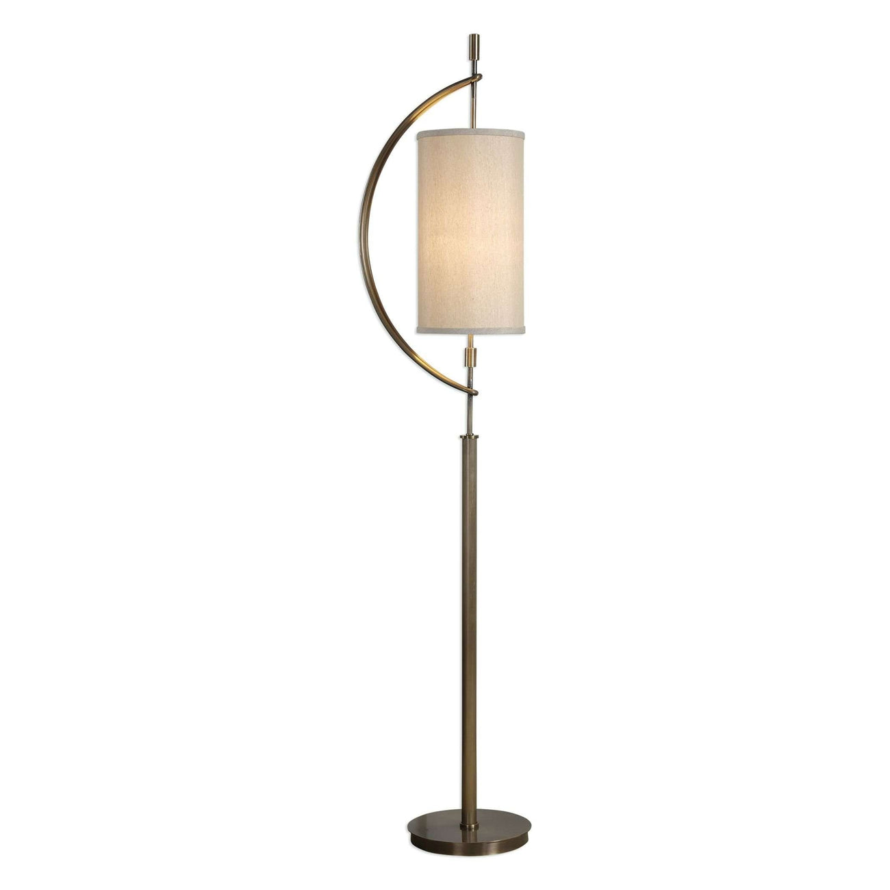 Balaour Antique Brass Floor Lamp-Uttermost-UTTM-28151-1-Floor Lamps-1-France and Son