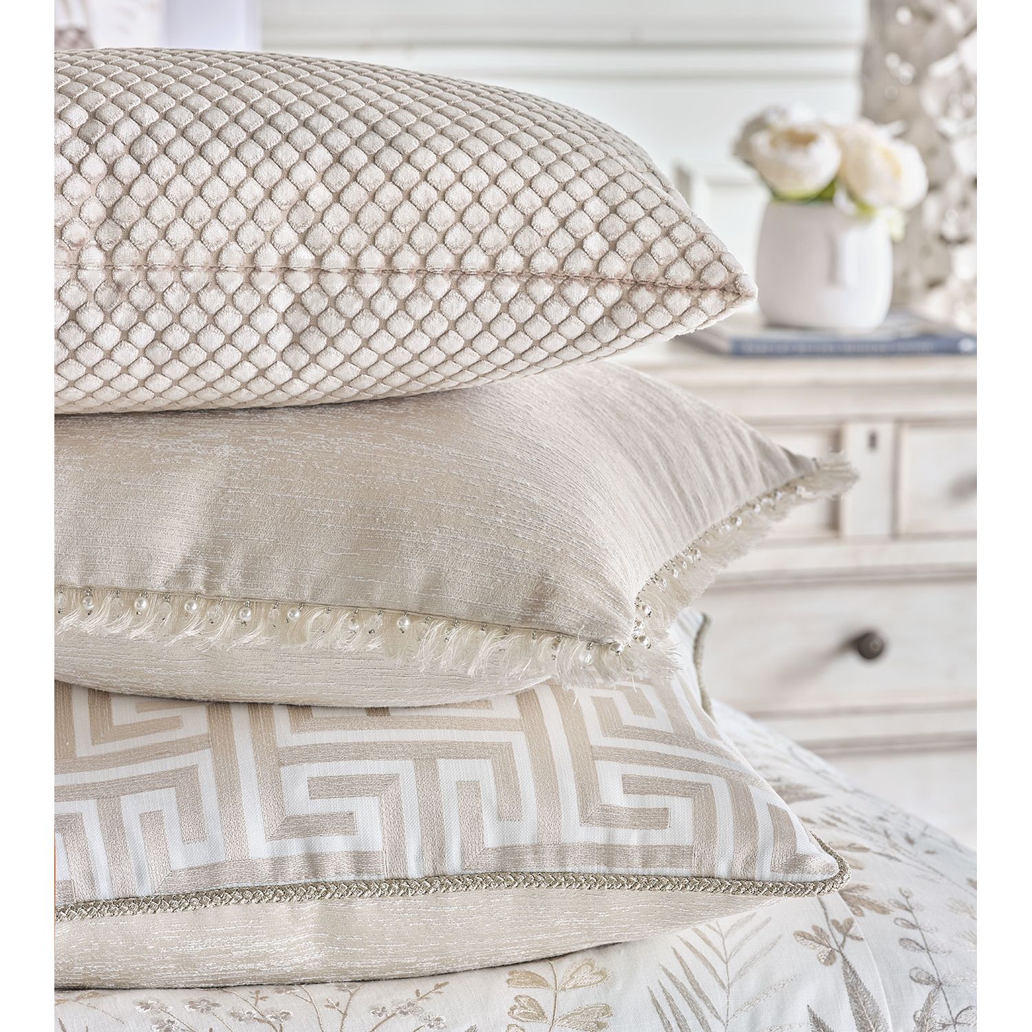 Sussex Metallic Decorative Pillow
