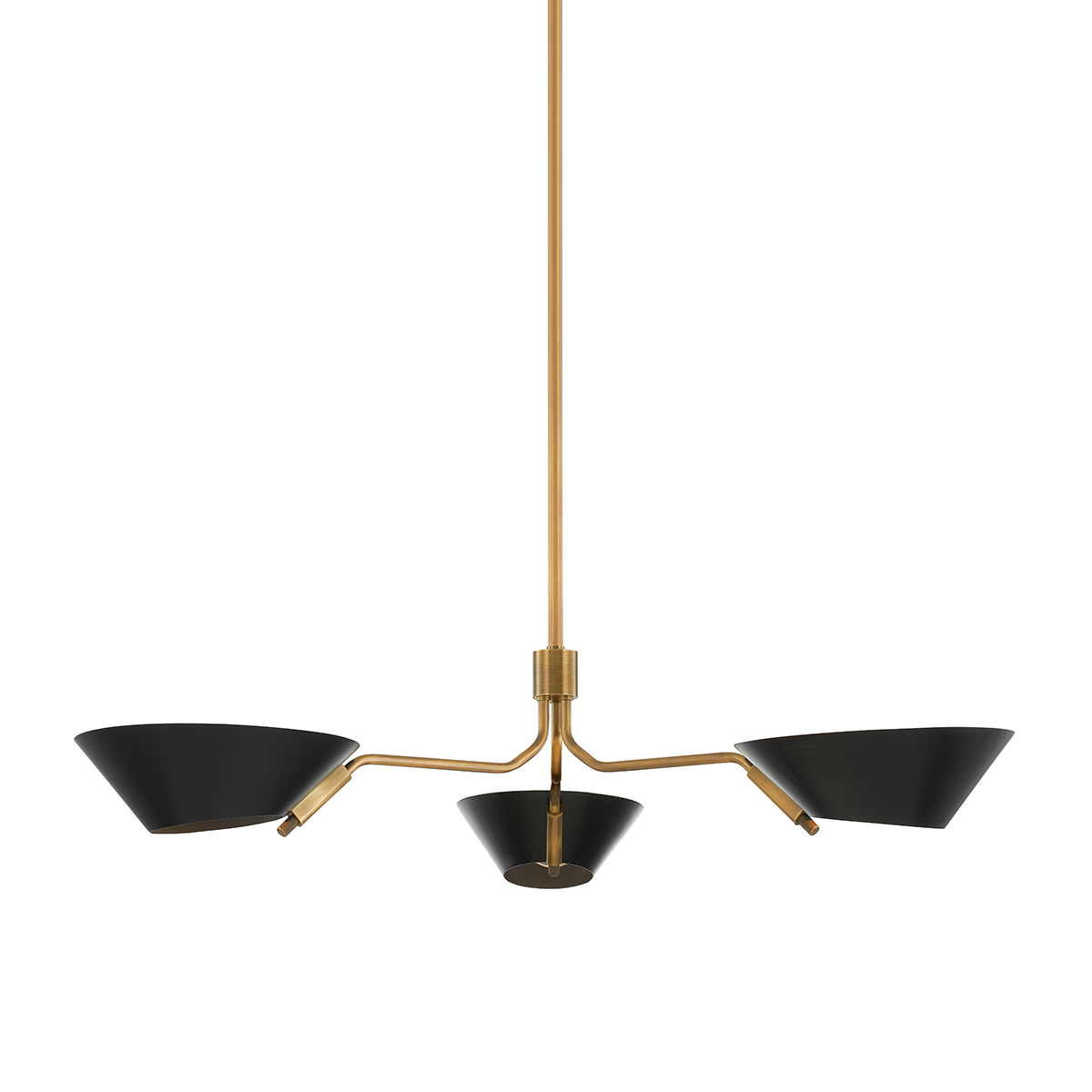 Sacramento Chandelier-Troy Lighting-TROY-F8143-PBR/SBK-Chandeliers3 Lights-Black-1-France and Son