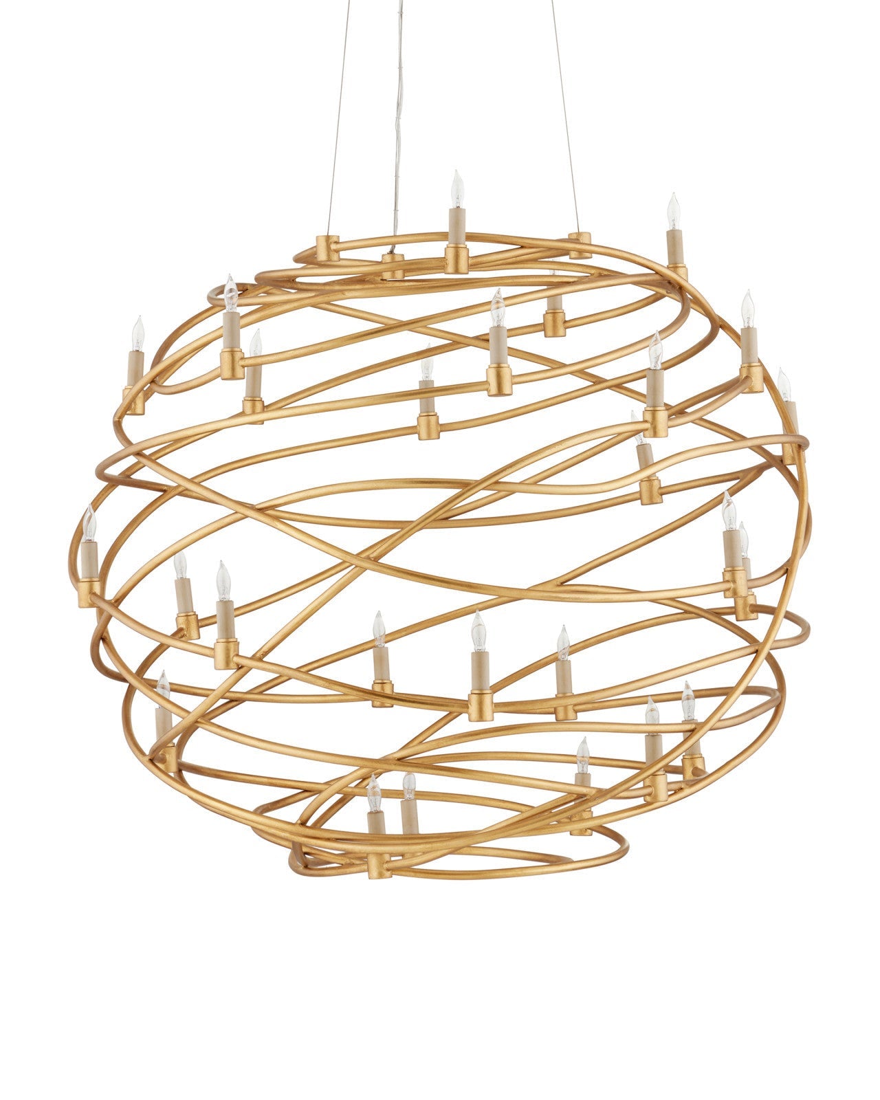 Franchette Gold Orb Chandelier