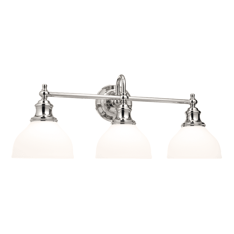 Sutton 3 Light Bath Bracket Polished Nickel-Hudson Valley-HVL-5903-PN-Bathroom Lighting-1-France and Son