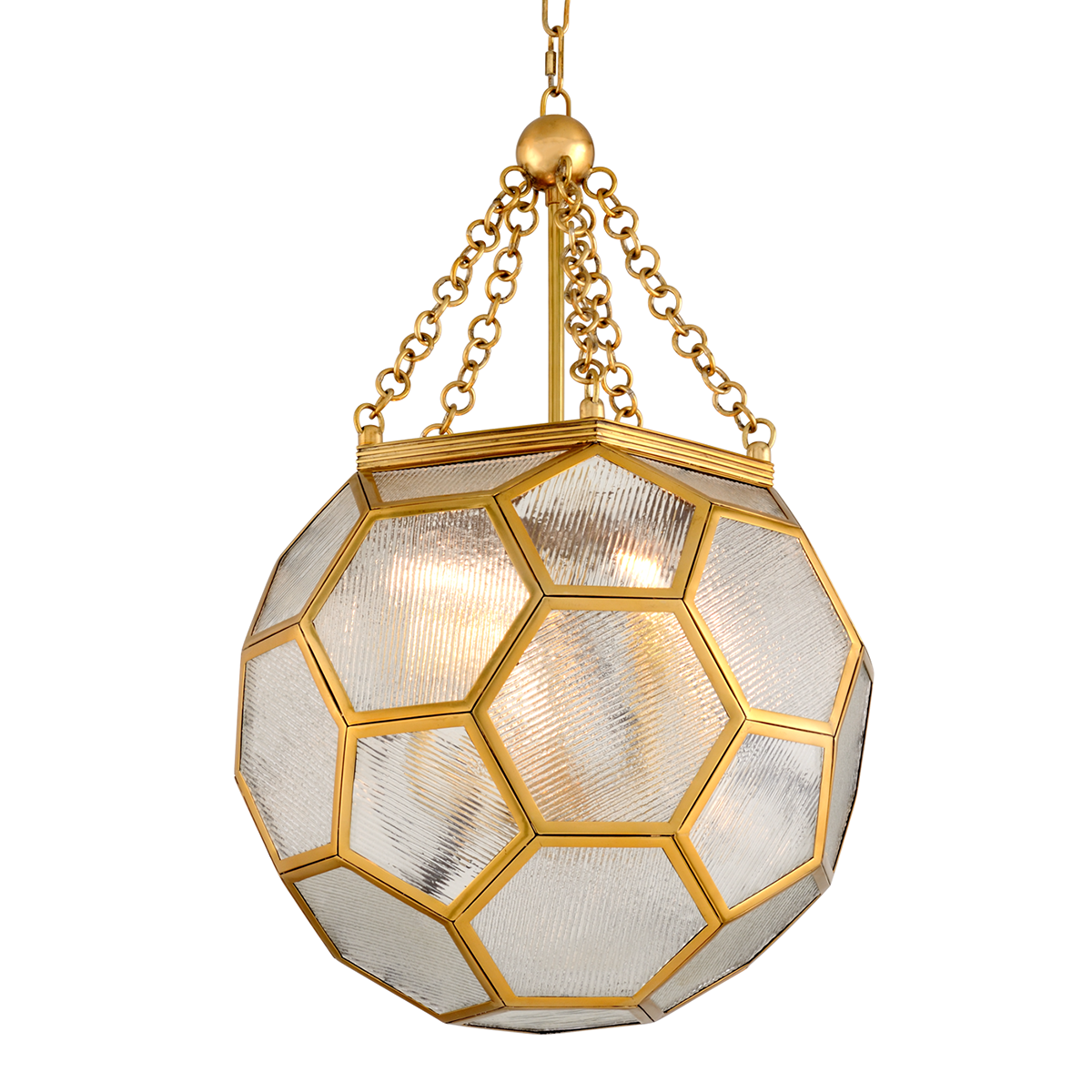 Hexsation 4 Light Pendant-Corbett Lighting-CORBETT-301-74-VB-Pendants-1-France and Son