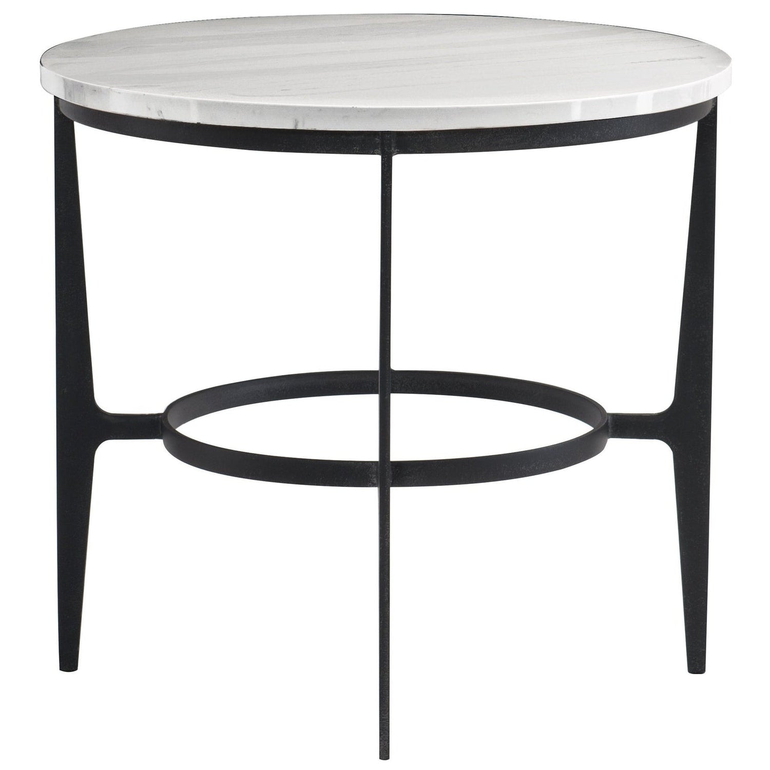 Avondale Round Metal End Table-Bernhardt-BHDT-470121-Side Tables-1-France and Son