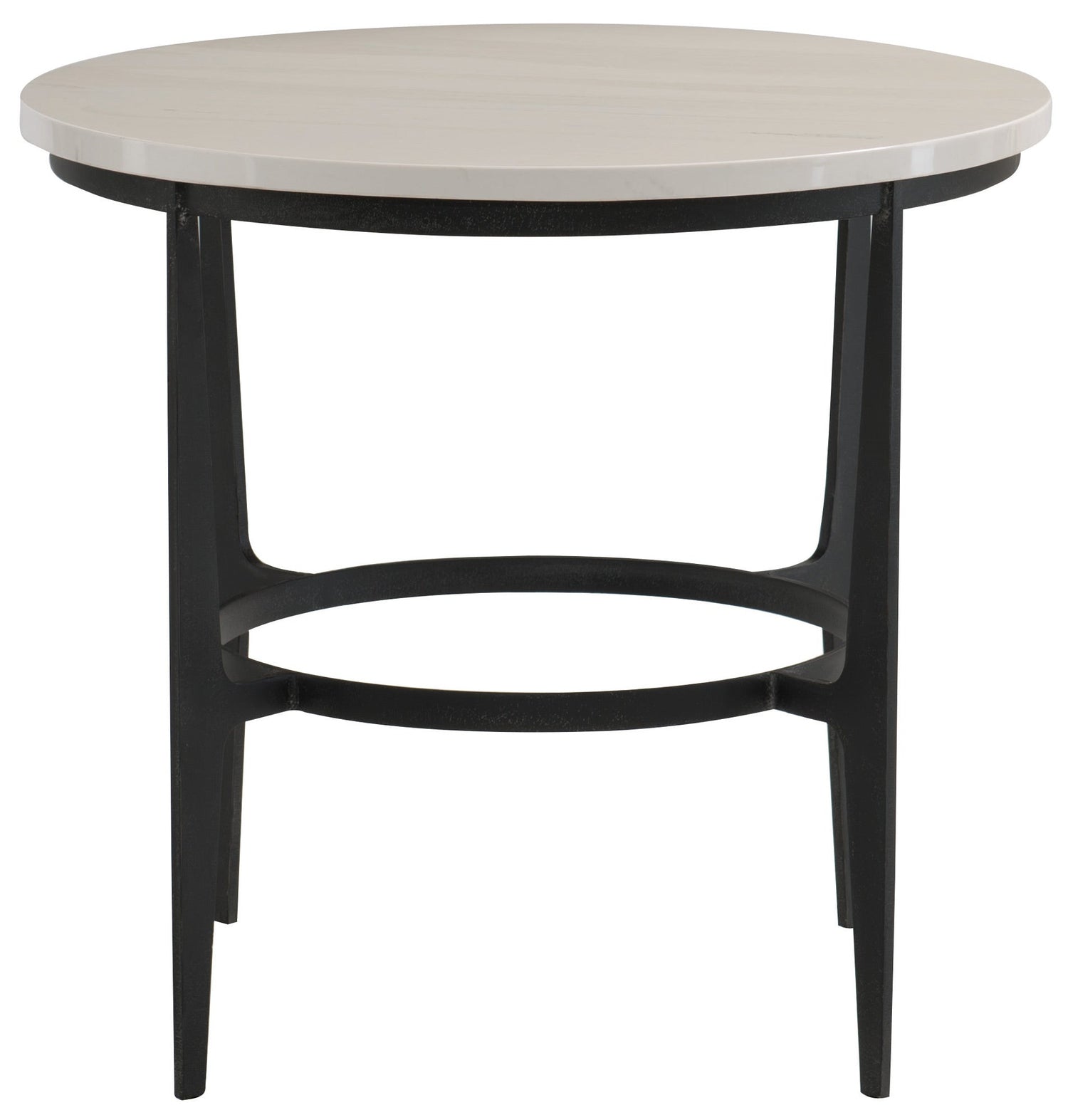 Avondale Round Metal End Table-Bernhardt-BHDT-470121-Side Tables-3-France and Son