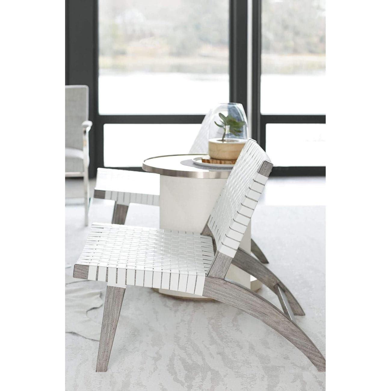 Axiom Round Chairside Table - Wide-Bernhardt-BHDT-381125-Side Tables-5-France and Son