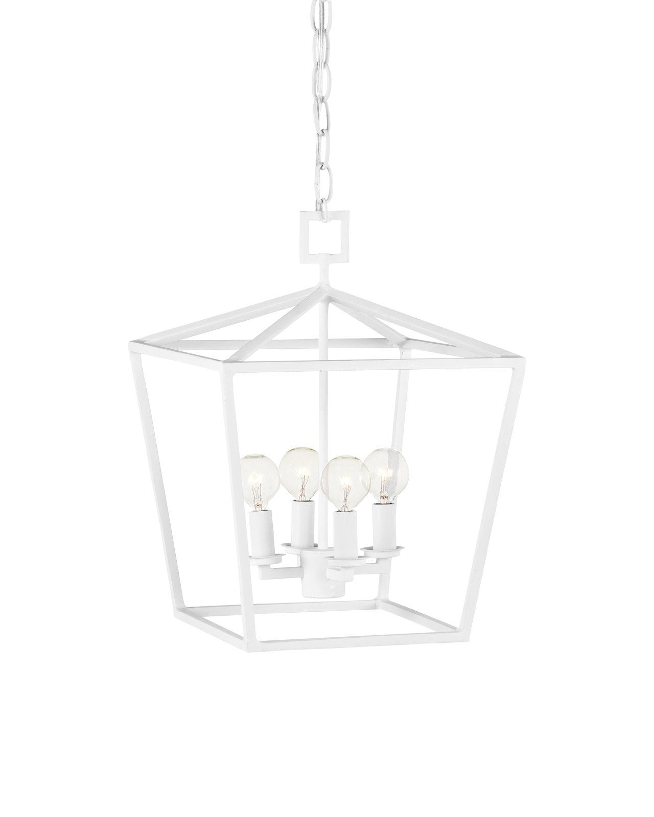 Denison Small White Lantern