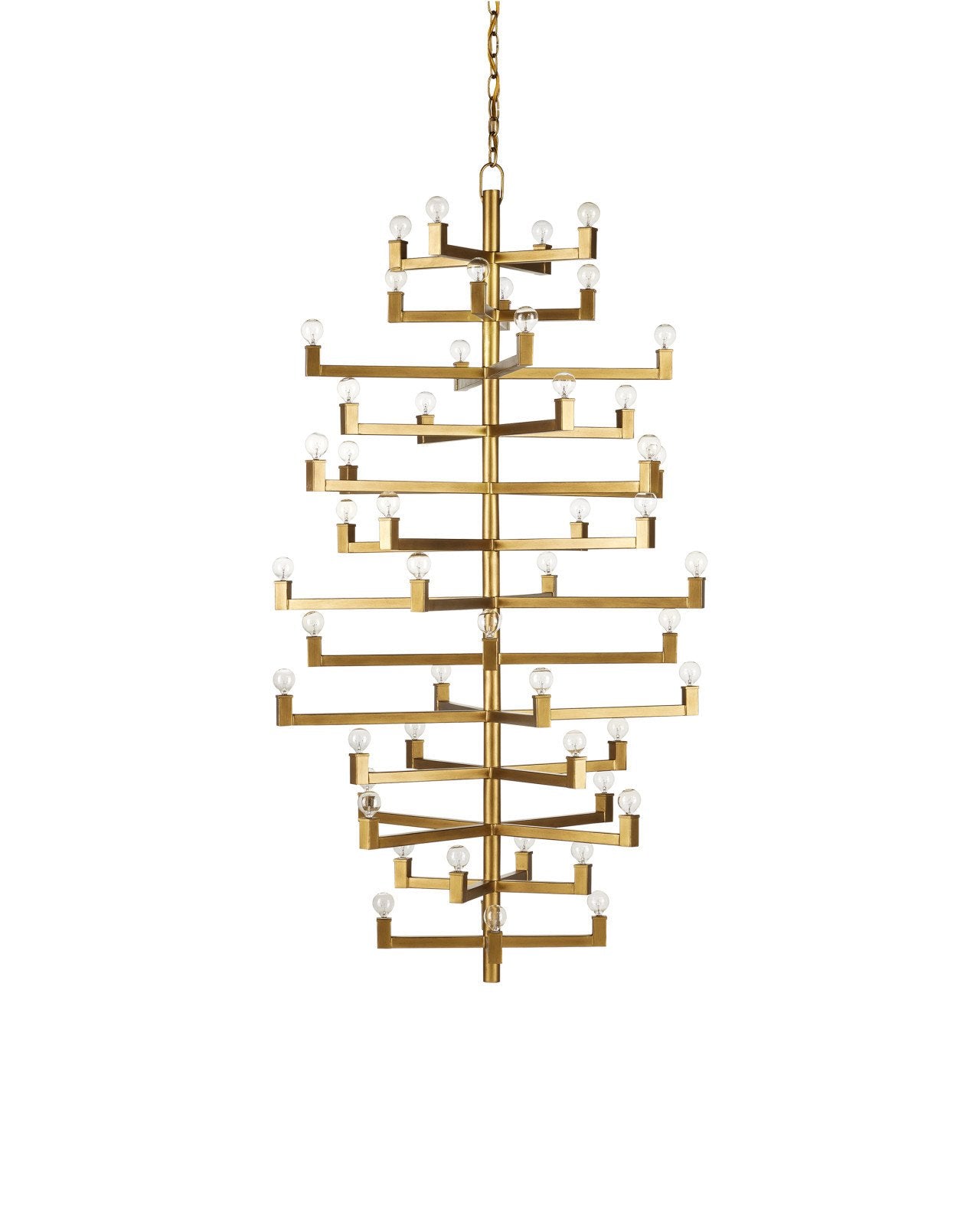 Andre Grande Brass Chandelier