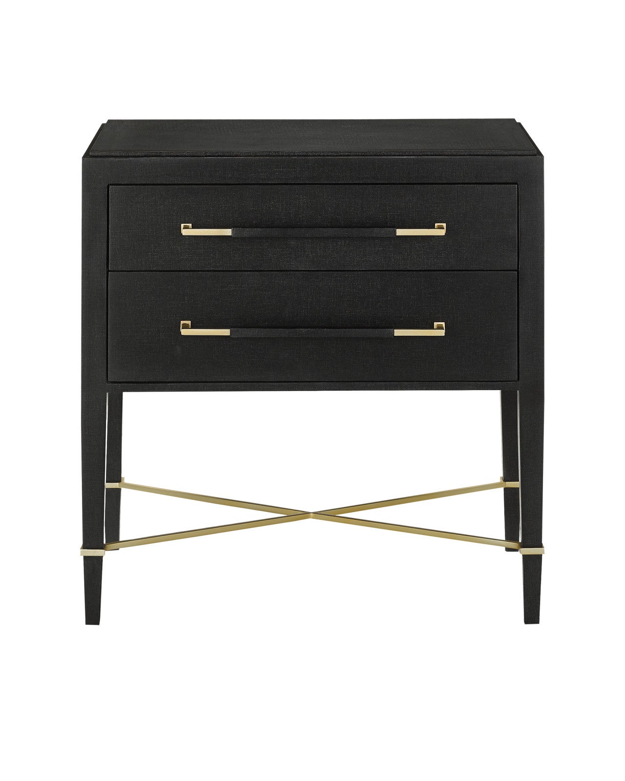 Verona Black Nightstand