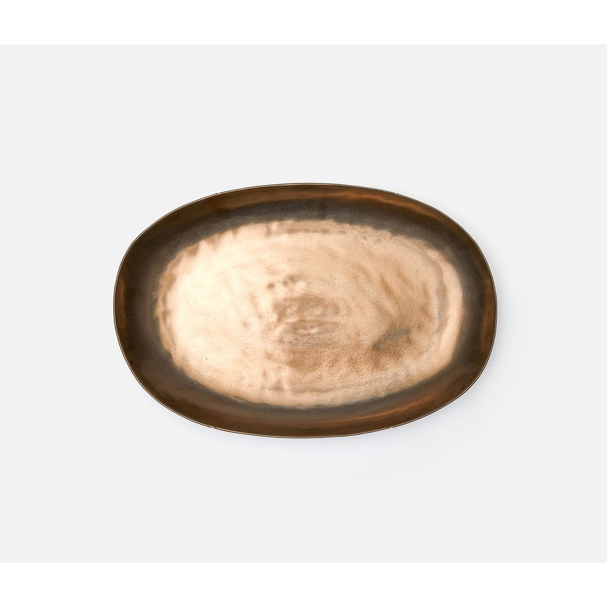 Jacqueline Antiqued Gold Small Serving Platter Pack/2