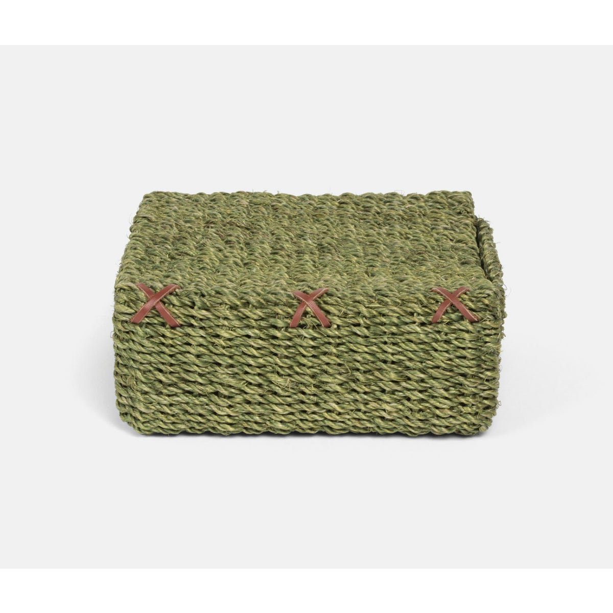 Voru Green Luncheon Napkin Holder Abaca Fiber Pack/2