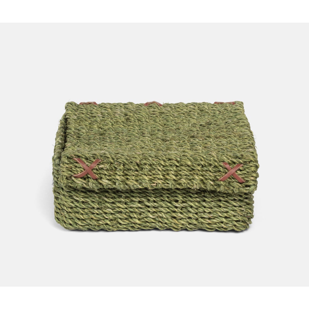 Voru Green Luncheon Napkin Holder Abaca Fiber Pack/2