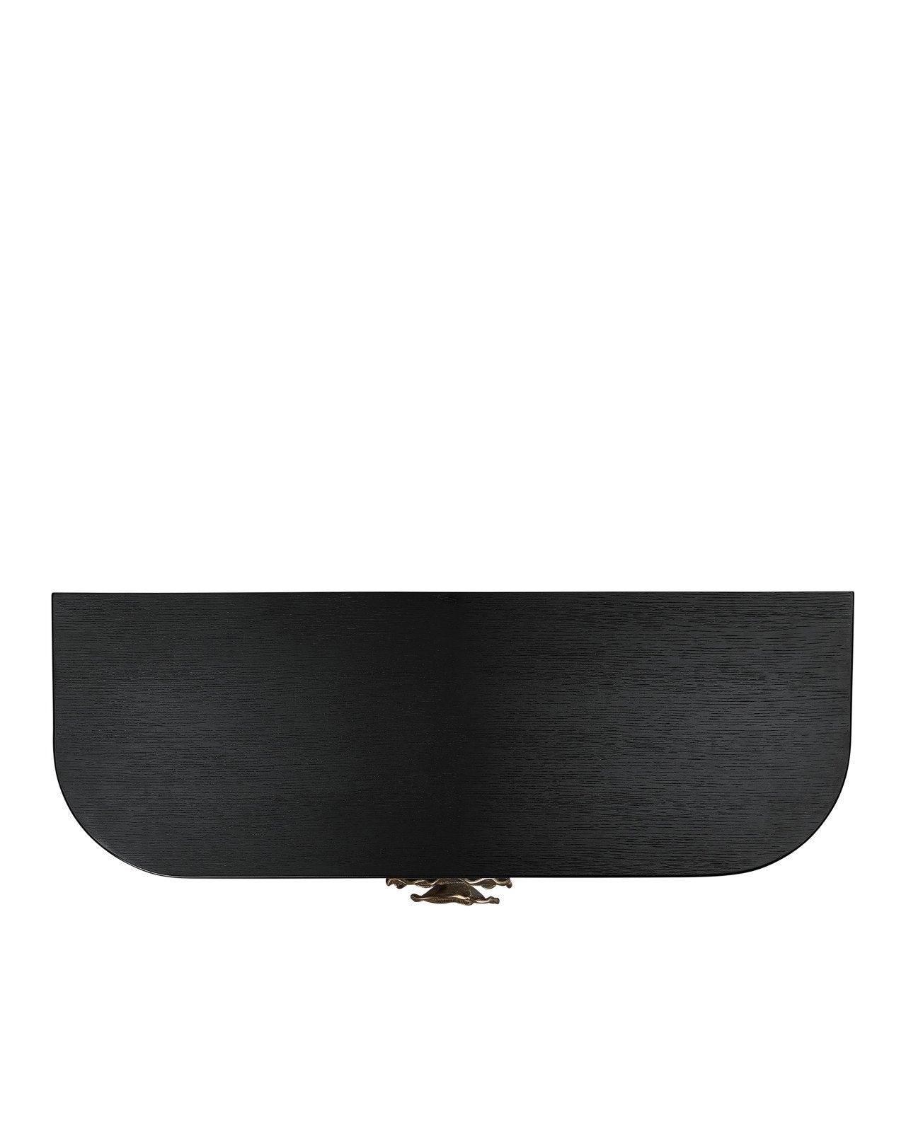 Briallen Black Demi-Lune Cabinet