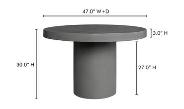 Cassius Outdoor Dining Table-Moes-MOE-BQ-1002-25-0-Outdoor Dining Tables-4-France and Son