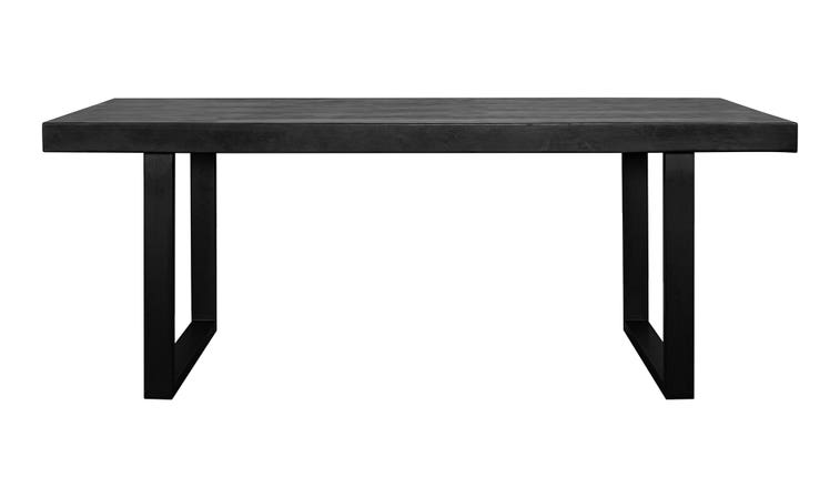 Jedrik Outdoor Dining Table-Moes-MOE-BQ-1018-02-0-Outdoor Dining TablesBlack-Large-4-France and Son