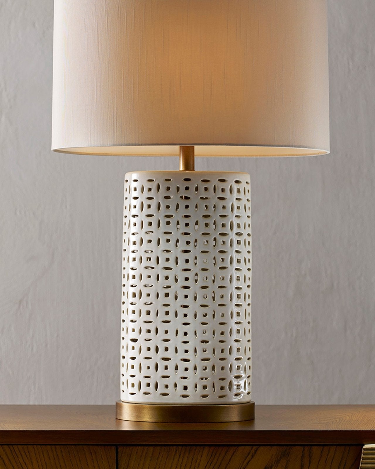 Bellemeade White Table Lamp