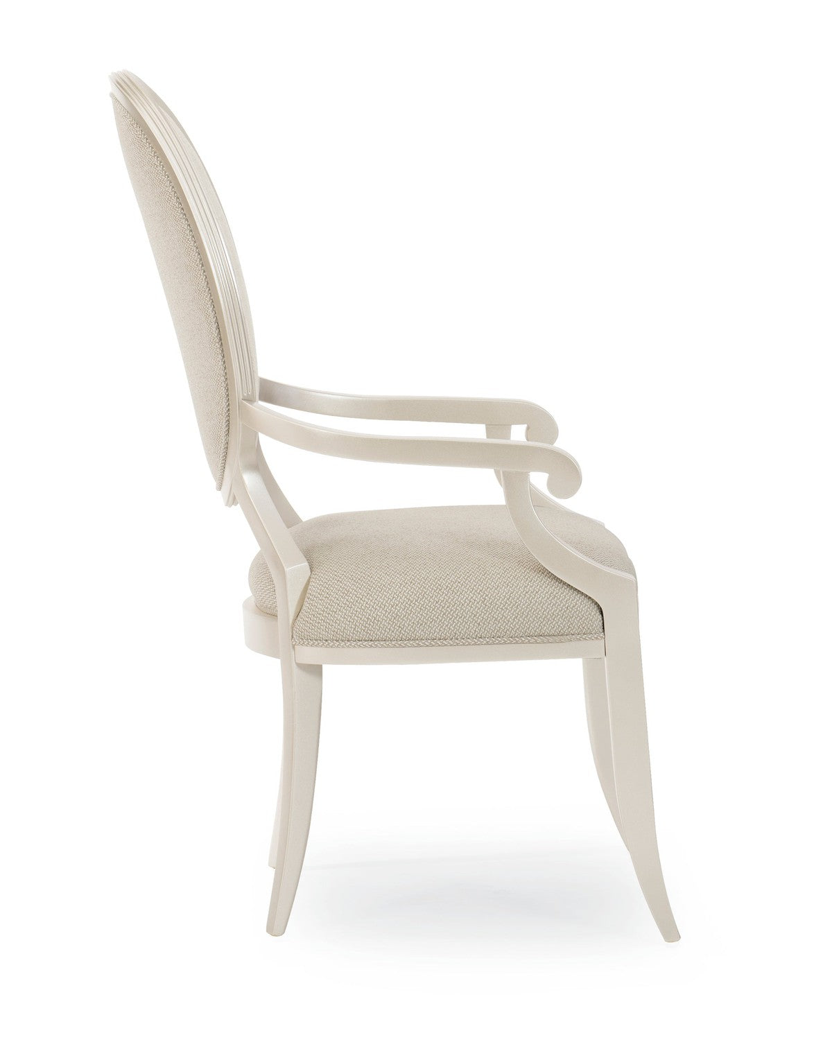 Arm Chair  - Silver, Beige