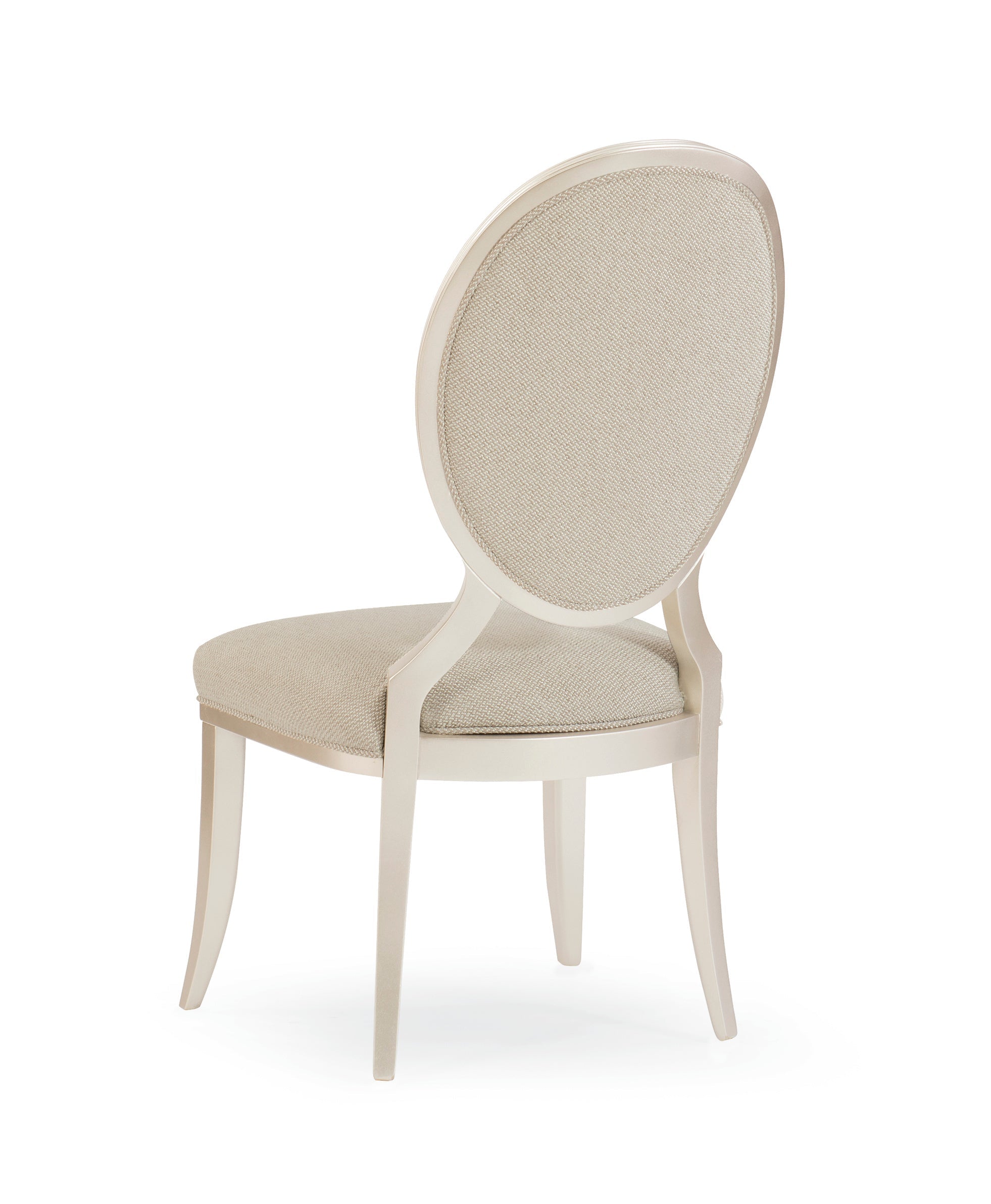 Side Chair  - Silver, Beige