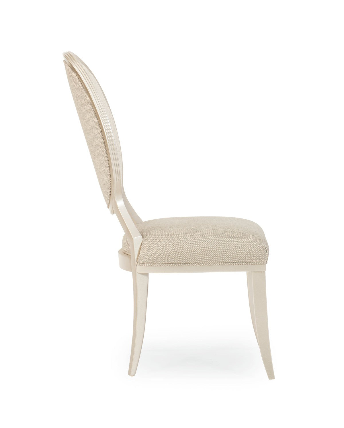 Side Chair  - Silver, Beige