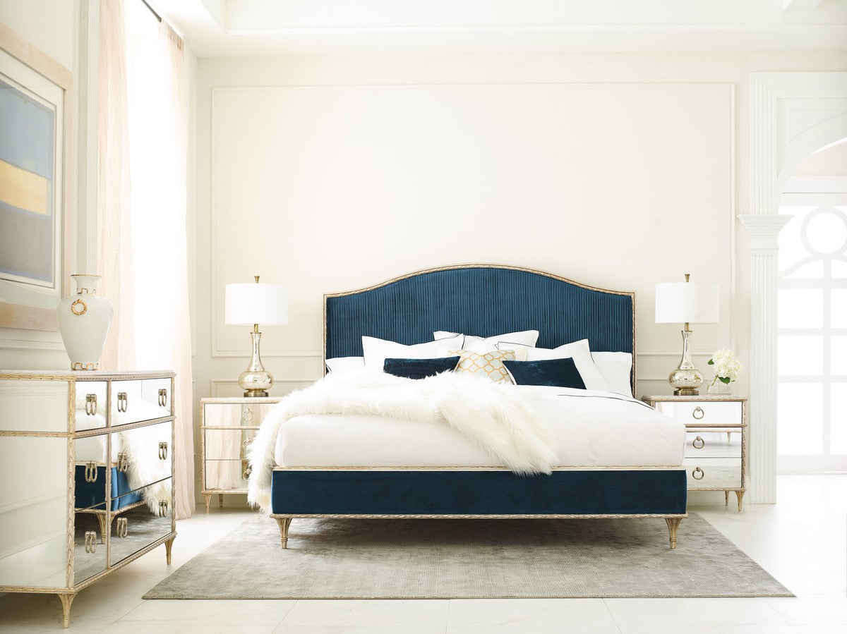 Nightstand  - Gold, White