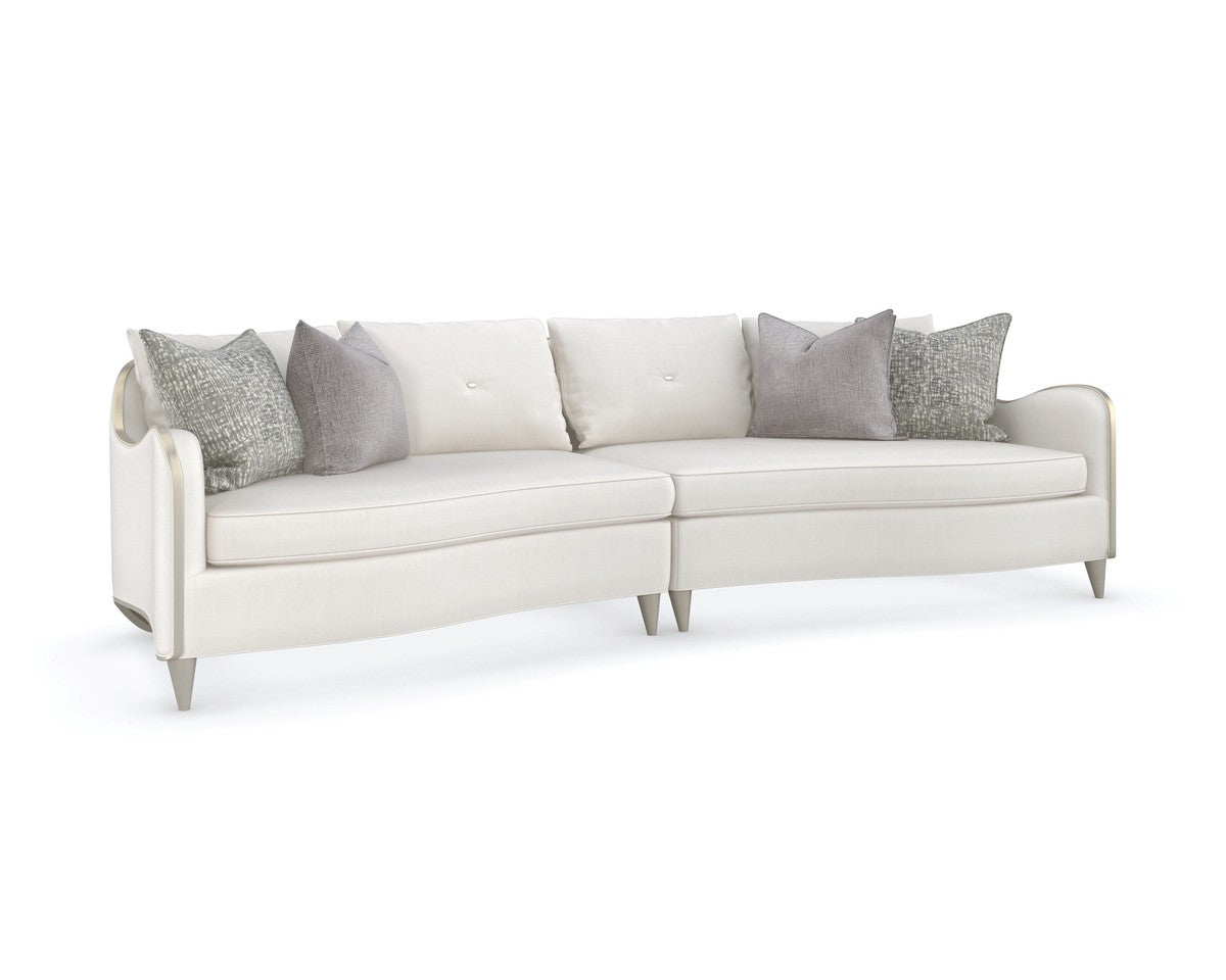 Laf Sofa  - Gold, Off White