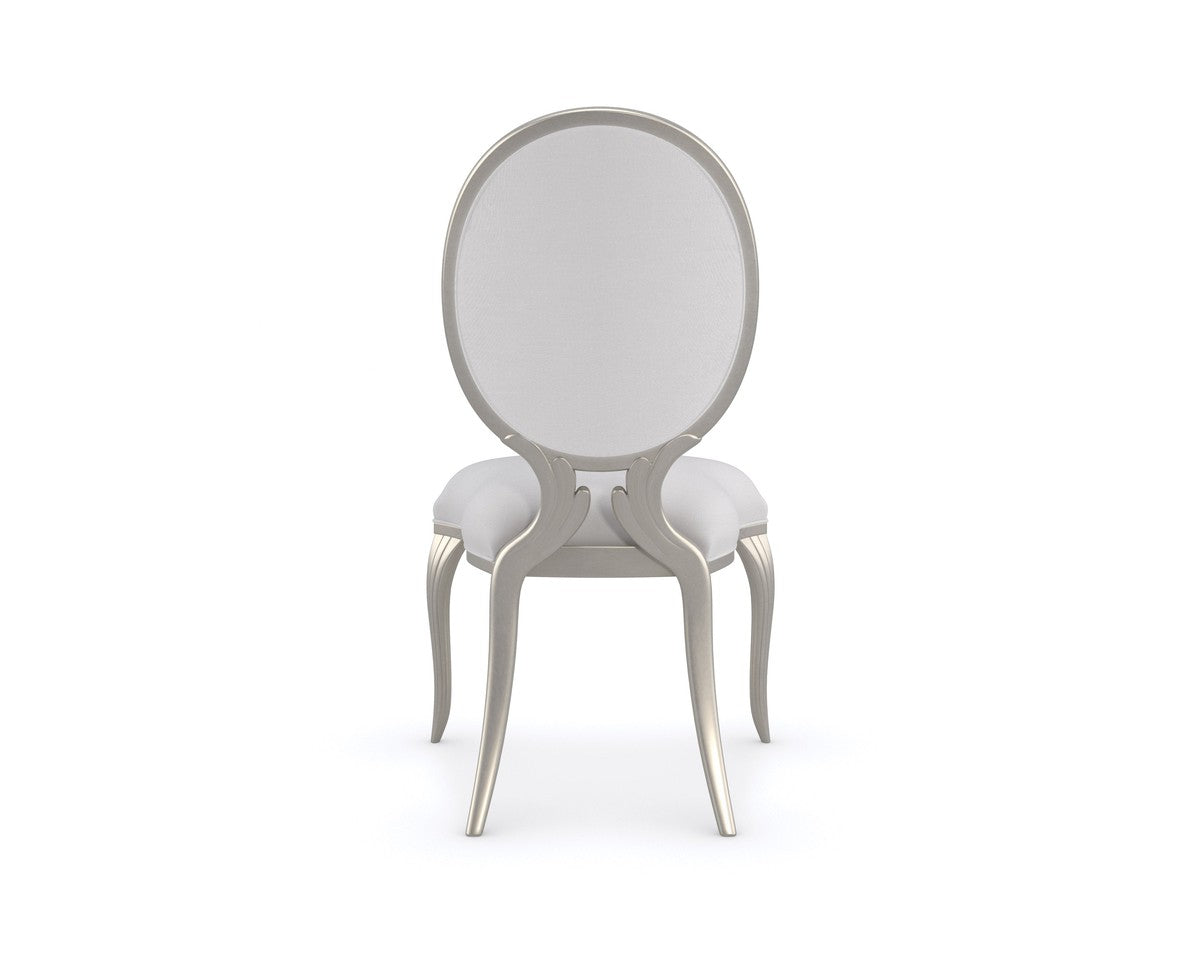 Side Chair  - Gold, Off White