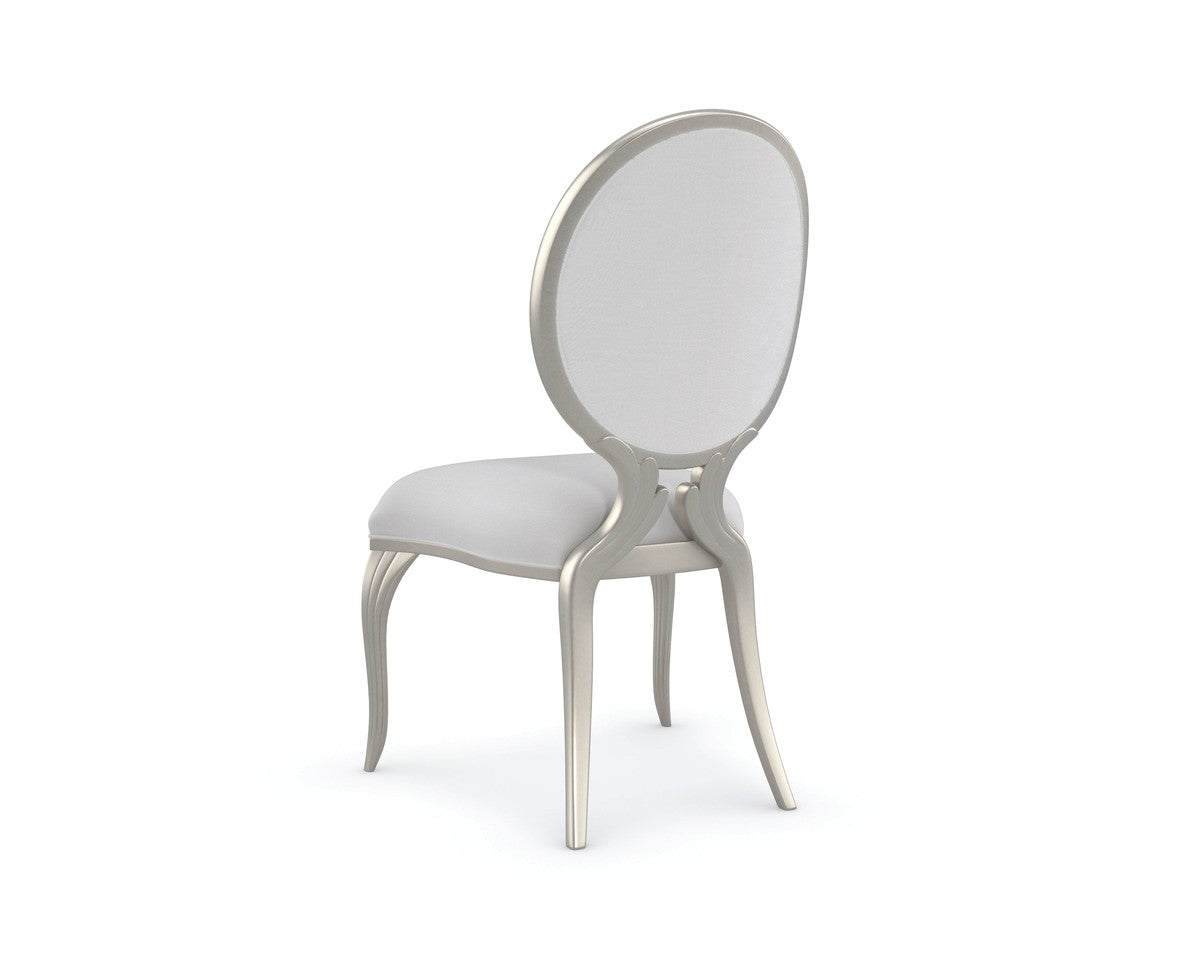 Side Chair  - Gold, Off White