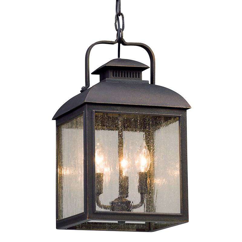 Chamberlain 3Lt Hanger Lantern-Troy Lighting-TROY-F5087-VBZ-Pendants-1-France and Son