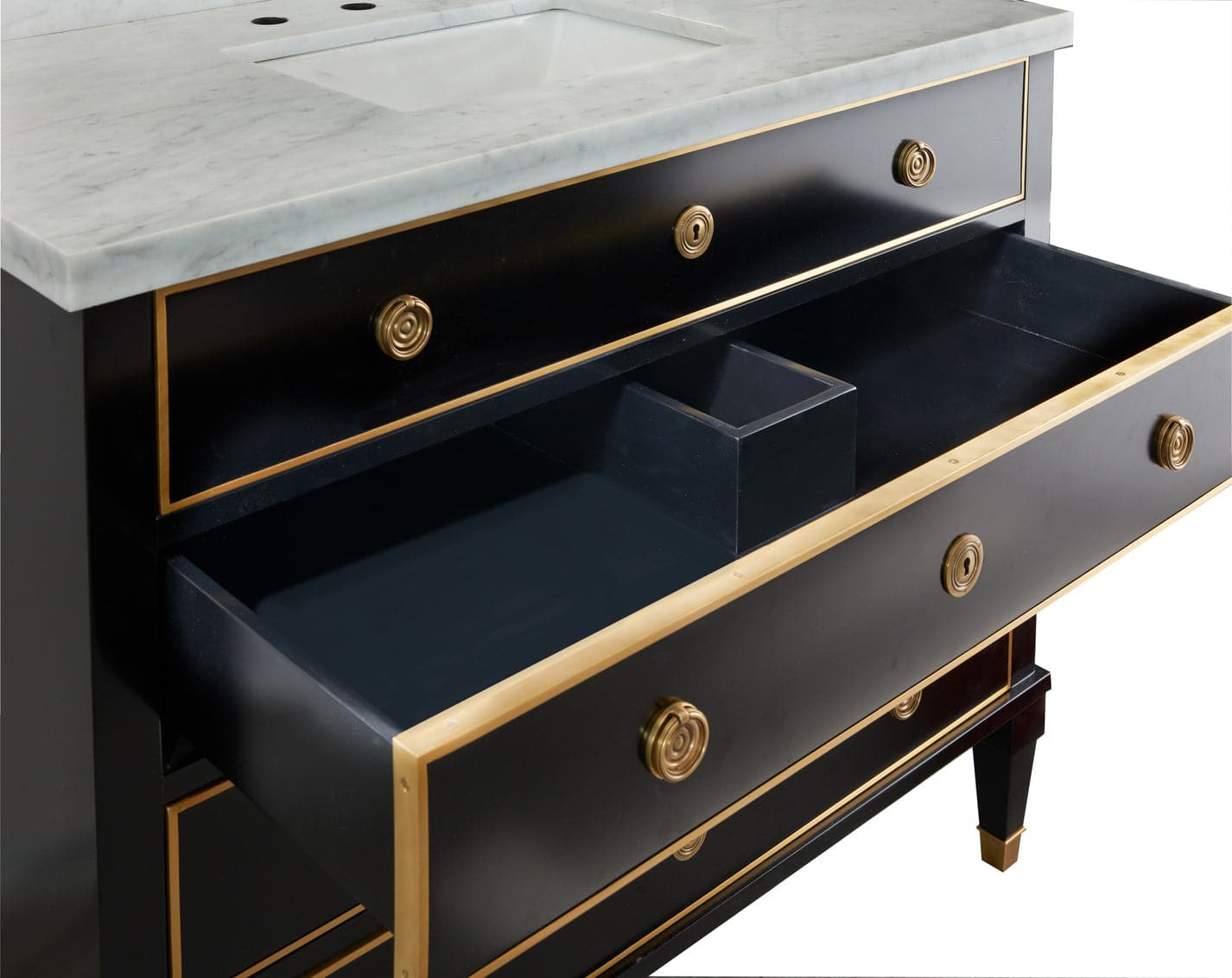 Ebonized Classical Vanity