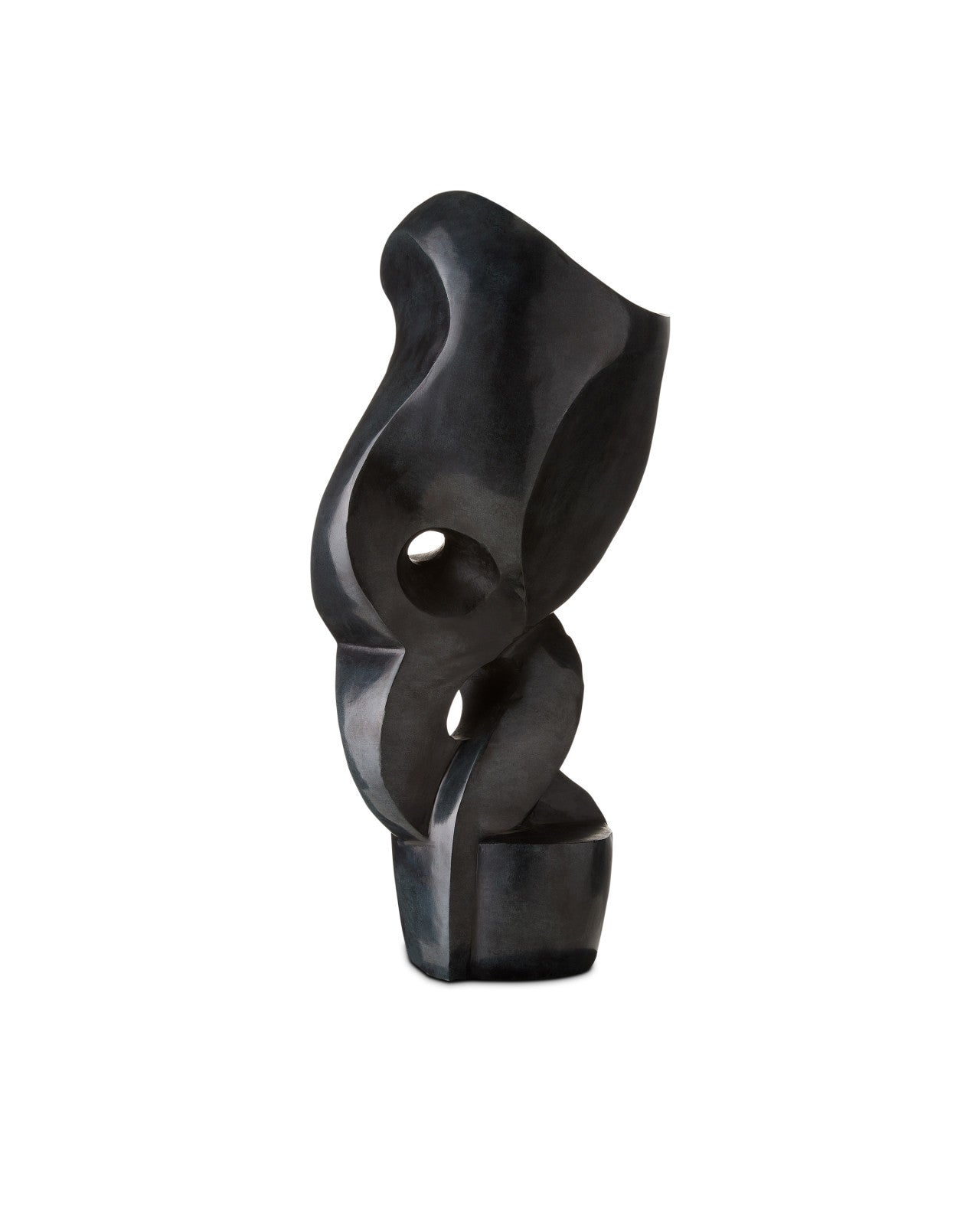 Roland Black Marble Abstract Sculpture